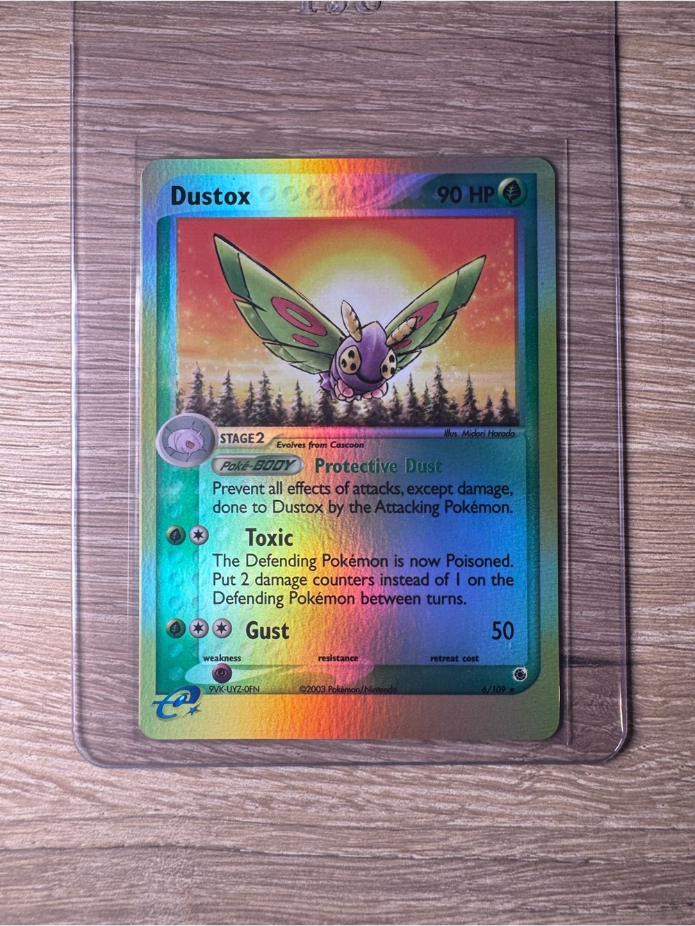 Dustox #6/Reverse Holo/Pokemon Ruby & Sapphire